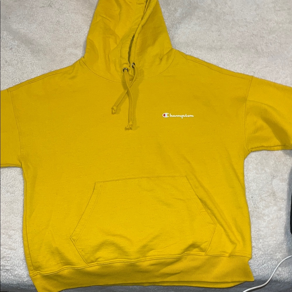 Champion Yellow Hoodie